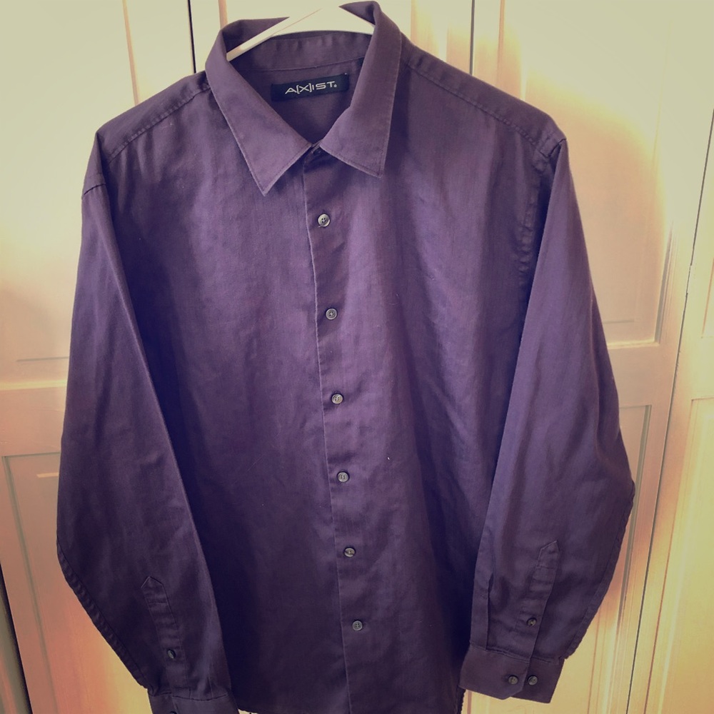 Axist purple button up
